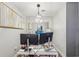 Home office with dual monitors and modern lighting at 325 E Paces Ferry Ne Rd # Apt 710, Atlanta, GA 30305