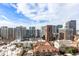 Wide shot of the city skyline, showcasing modern and classic architecture at 943 Peachtree Ne St # 1708, Atlanta, GA 30309
