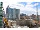 Aerial view of the cityscape, showing nearby buildings and streets at 943 Peachtree Ne St # 1708, Atlanta, GA 30309