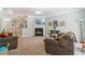 Spacious living room with fireplace and open floor plan at 1968 Drennon Ave, Austell, GA 30106