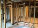 Unfinished basement with room framing at 6354 Shannon Pkwy # 6D, Union City, GA 30291