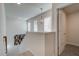 Upstairs hallway with new carpet, neutral walls, and a linen closet at 746 River Gardens Se Dr, Atlanta, GA 30354