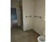 Small bathroom with toilet and shower at 105 Pine Valley Rd, Hiram, GA 30141