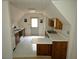 Kitchen with white countertops and wood cabinets at 105 Pine Valley Rd, Hiram, GA 30141