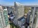 Aerial view of a modern highrise building in the city at 855 Peachtree Ne St # 2911, Atlanta, GA 30308