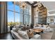 Modern lobby with comfortable seating and city views at 855 Peachtree Ne St # 2911, Atlanta, GA 30308