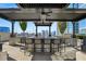 Rooftop patio with fire pit and seating at 855 Peachtree Ne St # 2911, Atlanta, GA 30308