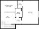 A floor plan with a bedroom, walk-in closet, bathroom and hall at 2540 Village Park Dr, Cumming, GA 30041