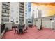 Rooftop patio with multiple seating areas for relaxing at 275 13Th Ne St # 1106, Atlanta, GA 30309