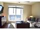 Living room with hardwood floors, city view, and comfortable seating at 325 E Paces Ferry Ne Rd # 806, Atlanta, GA 30305