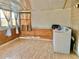 Unfinished laundry area with washer and dryer at 5078 Hubert Dr, Powder Springs, GA 30127