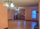 Open living area with hardwood floors and loft at 5078 Hubert Dr, Powder Springs, GA 30127