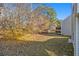 Large backyard with trees and grassy area at 4260 Wesley Hall Dr, Decatur, GA 30035