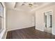Primary bedroom with private bathroom and ceiling fan at 4260 Wesley Hall Dr, Decatur, GA 30035