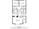 Second floor layout featuring primary bedroom, two additional bedrooms, and laundry at 3109 Baylor Cir, Mcdonough, GA 30253