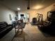 Finished garage, currently used as a gym with exercise equipment at 3109 Baylor Cir, Mcdonough, GA 30253