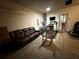 Finished garage, currently used as a gym with exercise equipment at 3109 Baylor Cir, Mcdonough, GA 30253