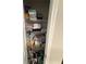 Linen closet with wire shelving; great storage for towels at 3109 Baylor Cir, Mcdonough, GA 30253
