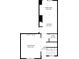 One-story home floor plan with 2 bedrooms and 1 bath at 4204 Mastic Pointe # 24, Acworth, GA 30101