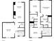 Two-story home floor plan with 3 bedrooms and 3 baths at 4204 Mastic Pointe # 24, Acworth, GA 30101