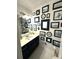 Bathroom with a gallery wall and hexagon tile floor at 2051 Irwin Bridge Nw Rd, Conyers, GA 30012