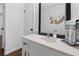 Bathroom with vanity and large mirror at 52 Jennifer Ln, Carrollton, GA 30116