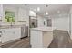 Modern kitchen with stainless steel appliances and an island at 8658 Knox Bridge Hwy, Canton, GA 30114