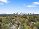 City skyline view from a residential neighborhood at 1013 Lenox Valley Ne Dr, Atlanta, GA 30324