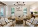 Light-filled living room with comfy seating and a charming wood coffee table at 315 Brandenburgh Cir, Roswell, GA 30075