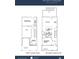 Two-story home floor plan, includes garage and deck at 1103 Church Nw St, Atlanta, GA 30318