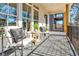 Relaxing front porch with metal railings and comfortable seating at 1103 Church Nw St, Atlanta, GA 30318