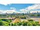 Aerial view of the city skyline from the property at 1103 Church Nw St, Atlanta, GA 30318