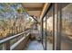 Private balcony overlooking wooded area at 1214 Highland Bluff Se Dr # 214, Atlanta, GA 30339