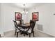 Bright dining area featuring a round table and four chairs at 1214 Highland Bluff Se Dr # 214, Atlanta, GA 30339