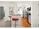 Modern kitchen with stainless steel appliances and granite countertops at 1214 Highland Bluff Se Dr # 214, Atlanta, GA 30339