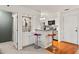 Well-appointed condo kitchen with white cabinets and granite counters at 1214 Highland Bluff Se Dr # 214, Atlanta, GA 30339
