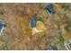 Aerial view of a house on a wooded lot at 4492 Bryten Dr, Douglasville, GA 30135