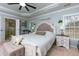 Spacious main bedroom with a king-size bed and ensuite bathroom access at 4492 Bryten Dr, Douglasville, GA 30135
