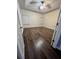 Spacious bedroom with hardwood floors and a ceiling fan at 6196 Windflower Dr, Powder Springs, GA 30127