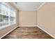 Spacious office with hardwood floors and large window at 6196 Windflower Dr, Powder Springs, GA 30127
