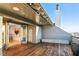 Private rooftop deck offering scenic views and string lights for ambiance at 6870 Colfax Ave, Cumming, GA 30040
