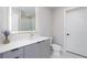 Modern bathroom with a vanity and a walk-in shower at 788 W Marietta Nw St # 212, Atlanta, GA 30318
