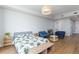 Main bedroom with hardwood floors and stylish decor at 788 W Marietta Nw St # 212, Atlanta, GA 30318