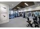 State-of-the-art fitness center with modern equipment and large windows at 788 W Marietta Nw St # 212, Atlanta, GA 30318