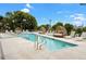 Inviting rooftop pool with lounge chairs and city views at 788 W Marietta Nw St # 212, Atlanta, GA 30318
