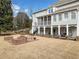 House exterior showcasing a backyard with fire pit and patio at 2440 Jamerson Rd, Marietta, GA 30066