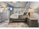 Lovely bedroom with a large TV and plenty of space at 54 Devonshire Dr, Alpharetta, GA 30022