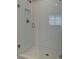 Large walk-in shower with subway tile at 4822 Floydwood Ln, Mableton, GA 30126