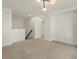 Bright bedroom with neutral carpeting and modern lighting at 627 Mead Se St, Atlanta, GA 30312