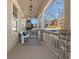 Front porch with seating area and black and white rug at 627 Mead Se St, Atlanta, GA 30312